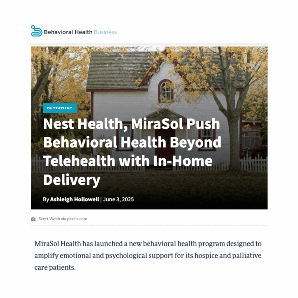 MiraSol Health Adds Services with Rays of Hope Behavioral Health