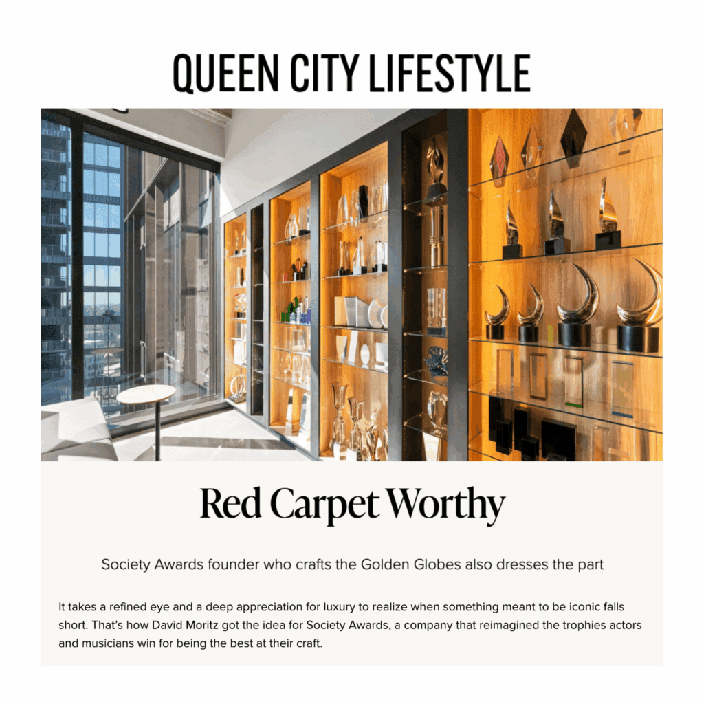 Queen City Lifestyle Interviews Society Awards Founder David Moritz
