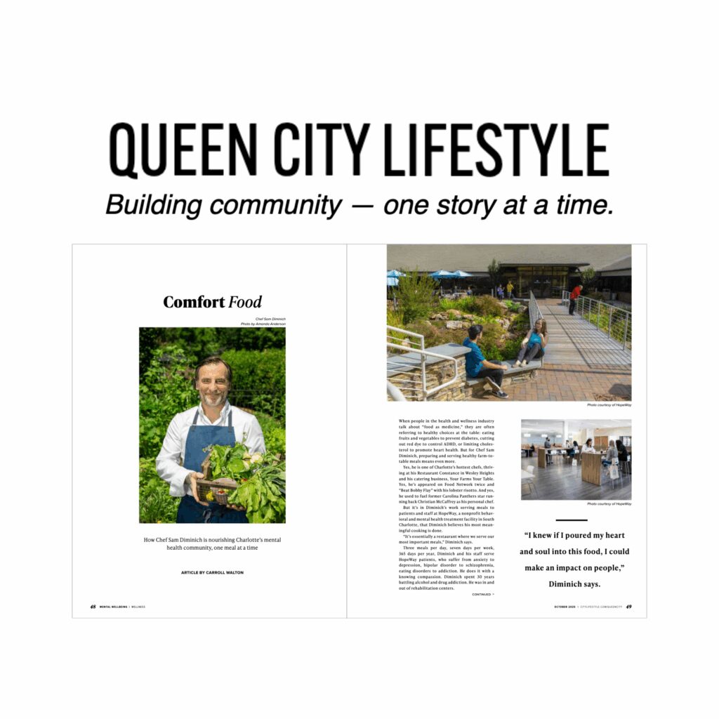 Chef Sam Diminich Featured in Queen City Lifestyle