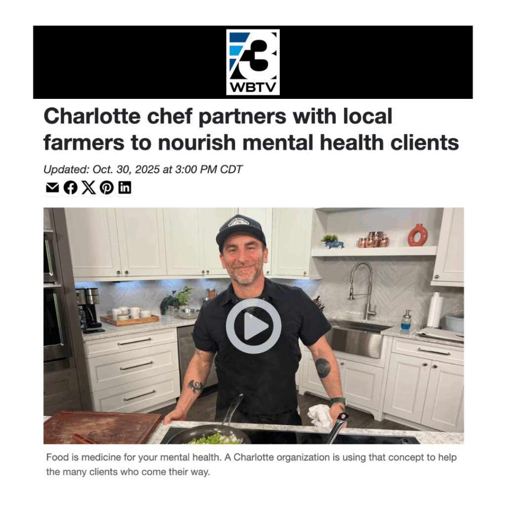 Chef Sam Diminich of Your Farms Your Table featured on WBTV.