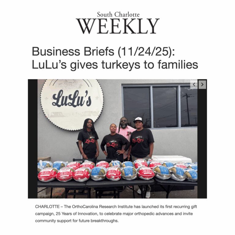 OrthoCarolina Research Institute Launches 25 Years of Innovation Gift Campaign