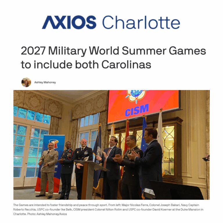 2027 Military World Summer Games to Include both Carolinas