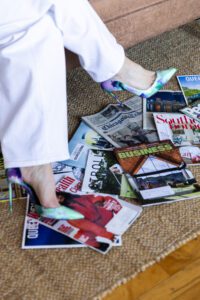 photo of a pile of magazines
