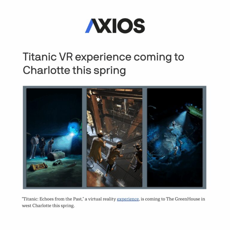 Titanic VR experience coming to Charlotte this spring