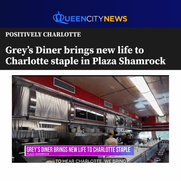 Grey's Diner Featured in Positively Charlotte.
