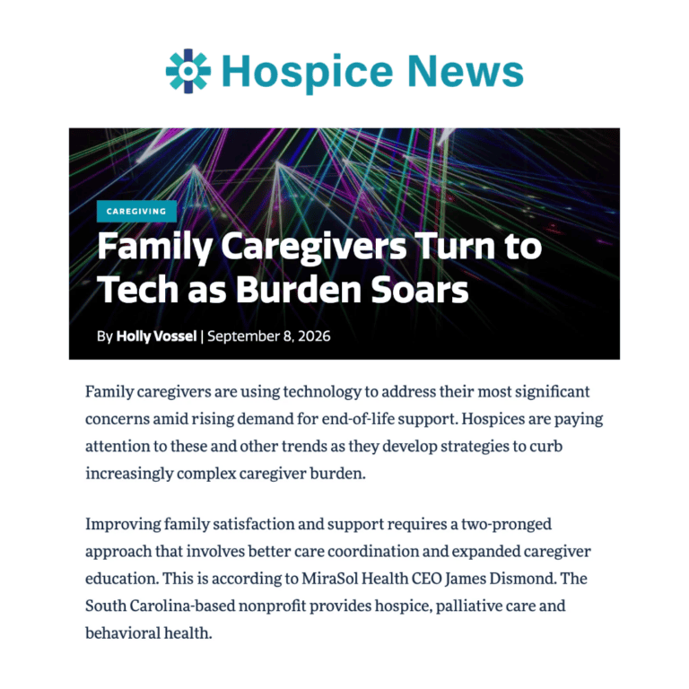 MiraSol CEO in Hospice News