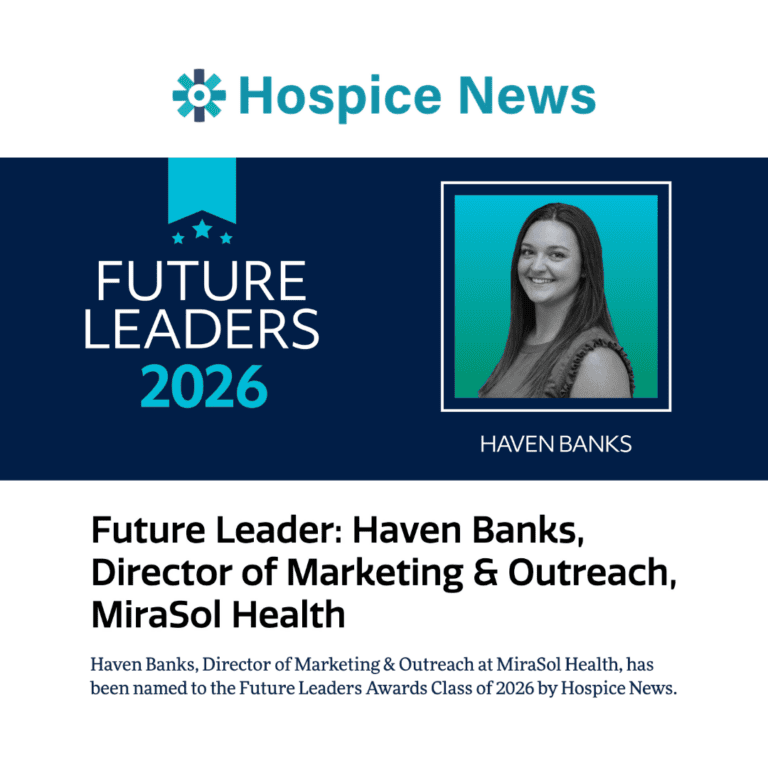 MiraSol Health's Haven Banks in Hospice News
